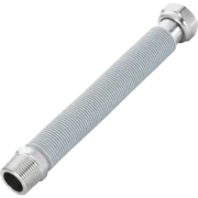 CONNEXIONS FLEXIBLES EXTENSIBLES M-F EN INOX JOINT PLAT AVEC REVÊTEMENT